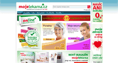 Desktop Screenshot of mojelekarna.cz